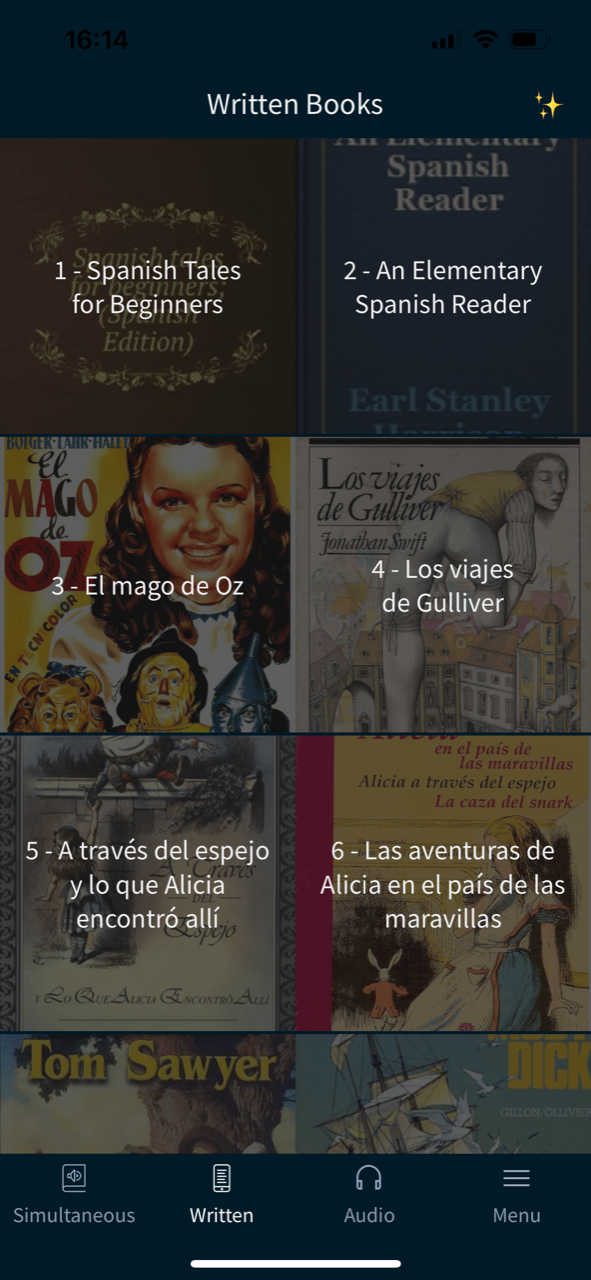 spanish reading and audio books