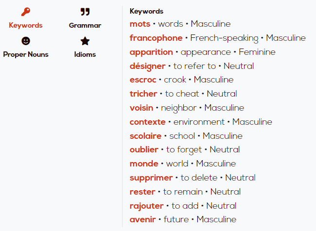 Newsdle keyword list